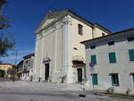 Gradisca, Pfarrkirche Santo Spirito, erbaut von 1850 bis 1857 durch Don Antonio Marizza (19.09.2019)