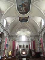 Lorenzago di Cadore, Innenraum der Pfarrkirche St.