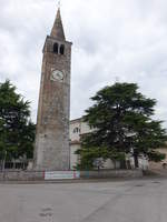 San Martino Al Tagliamento, Pfarrkirche San Martino an der Piazza Umberto I, erbaut im 16.