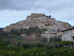 Ausblick auf die Altstadt von Rocca Imperiale (01.03.2023)