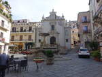 Paola, Pfarrkirche Madonna di Montevergine an der Piazza del Popolo (06.04.2024)