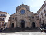 Cosenza, Kathedrale Santa Maria Assunta, erbaut um 1100 im romanisch-gotischem Stil (06.04.2024)