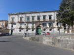 Rossano Calabro, Palazzo Martucci in der Via Plebiscito, erbaut von 1833 bis 1838 (07.04.2024)