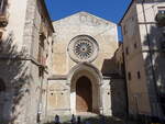 Cosenza, Klosterkirche San Domenico, erbaut von 1449 bis 1468 (07.04.2024)