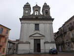 Cittanova, barocke Pfarrkirche San Rosario, erbaut bis 1823 (10.04.2024)