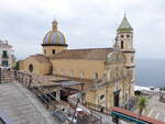Praiano, Pfarrkirche San Gennaro, erbaut bis 1602 (25.02.2023)