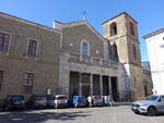 Teano, Dom San Clemente an der Piazza del Duomo, erbaut ab 1116, im 17.