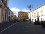 Capua, historische Gebude an der Piazza dei Giudici (21.09.2022)