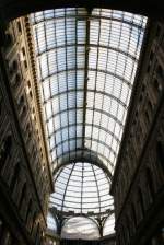 Die interessante Dachkonstruktion der Galleria Umberto I.