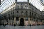 Geometrisch exakt wurden die vier Gebudeflgel der Galleria Umberto I nach den Himmelsrichtungen angelegt.