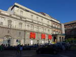 Neapel, Real Teatro di San Carlo, erbaut 1735 von den Architekten Giovanni Antonio Medrano und Angelo Carasale (22.09.2022)