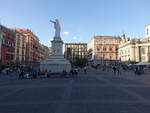 Neapel, Denkmal fr Dante Alighieri an der Piazza Dante (22.09.2022)