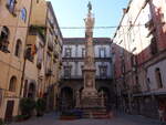 Neapel, San Gennaro Denkmal an der Piazza Cardinale Sisto Riario Sforza (23.09.2022)