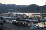 Abendliche Stimmung im Hafen von Salerno; 19.08.2007