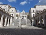 Cassino, Kreuzgang des Bramante der Abtei Montecassino (17.09.2022)