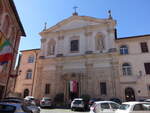 Anagni, Pfarrkirche San Giovanni, erbaut von 1725 bis 1745 (18.09.2022)