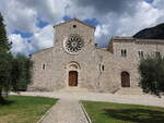 Sermoneta, Zisterzienserkloster Valvisciolo, erbaut ab 1167 (20.09.2022)
