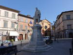Acquapendente, Denkmal fr Girolamo Fabrizio (21.05.2022)