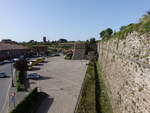Nepi, Teil der etruskisches Stadtmauer an der Piazza della Bottata (23.05.2022)