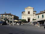 Oriolo Romano, Pfarrkirche San Giorgio an der Piazza Claudia (23.05.2022)