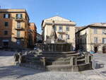Viterbo, Fontana di San Faustino an der Piazza San Faustino (24.05.2022)