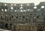 Roma / Rom im Februar 1989: Im Kolosseum gab es anfangs nicht die Untergeschosse.