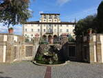 Frascati, Villa Tuscolana in der Via del Tuscolo, erbaut 1578 von Alessandro Ruffini, heute Hotel (19.09.2022)