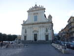 Marino, Pfarrkirche San Barnaba, erbaut von 1640 bis 1653 durch Antonio del Grande (20.09.2022)