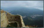 Das 1758 errichtete Forte Diamante liegt auf einem 624 m hohen Berggipfel nrdlich von Genua.