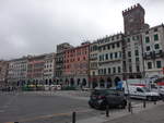 Genua, historische Gebude an der Piazza Caricamento (15.06.2019)