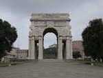 Genua, Siegesbogen Arco della Vittoria, neoklassizistischer Triumphbogen, erbaut 1931 (15.06.2019)