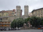 Genua, Porta Soprana an der Piazza Dante, erbaut im 12.