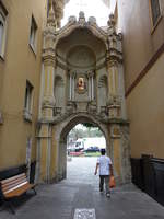 Rapallo, historisches Stadttor Porta di Saline, erbaut 1623 (15.06.2019)