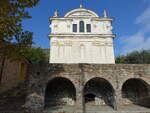 Moltedo, Pfarrkirche San Bernardo, erbaut 1642 (03.10.2021)