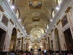 Taggia, barocker Innenraum der Klosterkirche Madonna Miracolosa (03.10.2021)