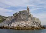 Portovenere, Kirche San Pietro, erbaut von 1256 bis 1277 (10.12.2006)