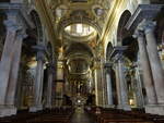 Finale Ligure, barocker Innenraum der Kathedrale St.