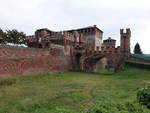 Soncino, Rocca Sforzesca, erbaut von 1473 bis 1475 (30.09.2018)