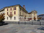 Castelleone, Banca Populare und Kirche San Giuseppe von 1692 (30.09.2018)