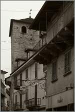  Il Torre , der  Turm  in der kleinen, sehr schnen Altstadt von Domodossla.