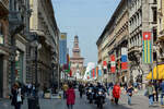 Die Via Dante ist eine Fugngerzone im Zentrum von Mailand.