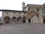 Clusone, Oratorio dei Disciplini, erbaut bis 1450, Fresken von 1485 (06.10.2018)