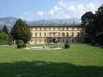 Bellagio, Villa Giulia, erbaut bis 1806 durch Graf Pietro Venini im neoklassischen Stil (21.09.2018)