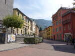 Varenna, Rathaus und Gebude an der Piazza Venini (21.09.2018)