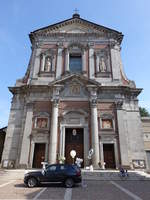 Somma Lombardo, Propsteikirche Sant’Agnese, erbaut bis 1604 von Architekt Francesco Maria Richini (22.09.2018)