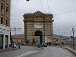 Ancona, Porta San Pio in der Via Ventinove Settembre (31.03.2022)