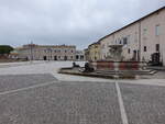 Senigallia, Fontana dei Leoni an der Piazza del Duca (31.03.2022)