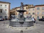 Offida, Fontana Grande di Flora an der Piazza Valorani (29.03.2022)