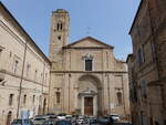 Fermo, Pfarrkirche San Francesco, erbaut von 1240 bis 1245 (29.03.2022)