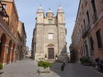 Macerata, Pfarrkirche San Filippo Neri, erbaut von 1697 bis 1723 durch Giovanni Battista Contini (29.03.2022)